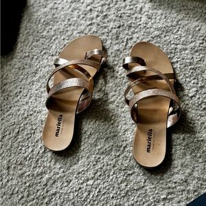 MARELLA Kids Metallic Sandals